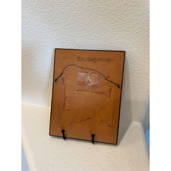 "Welcome" Vintage House Home Needlepoint Framed Art - Picture 4 of 4